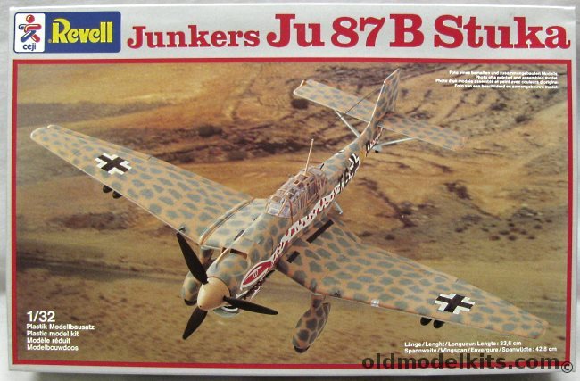 Revell 1/32 Junkers Ju-87B Stuka - The Snake, 4751 plastic model kit